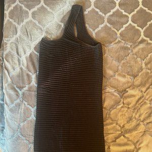 AQUA Black Bodycon Dress